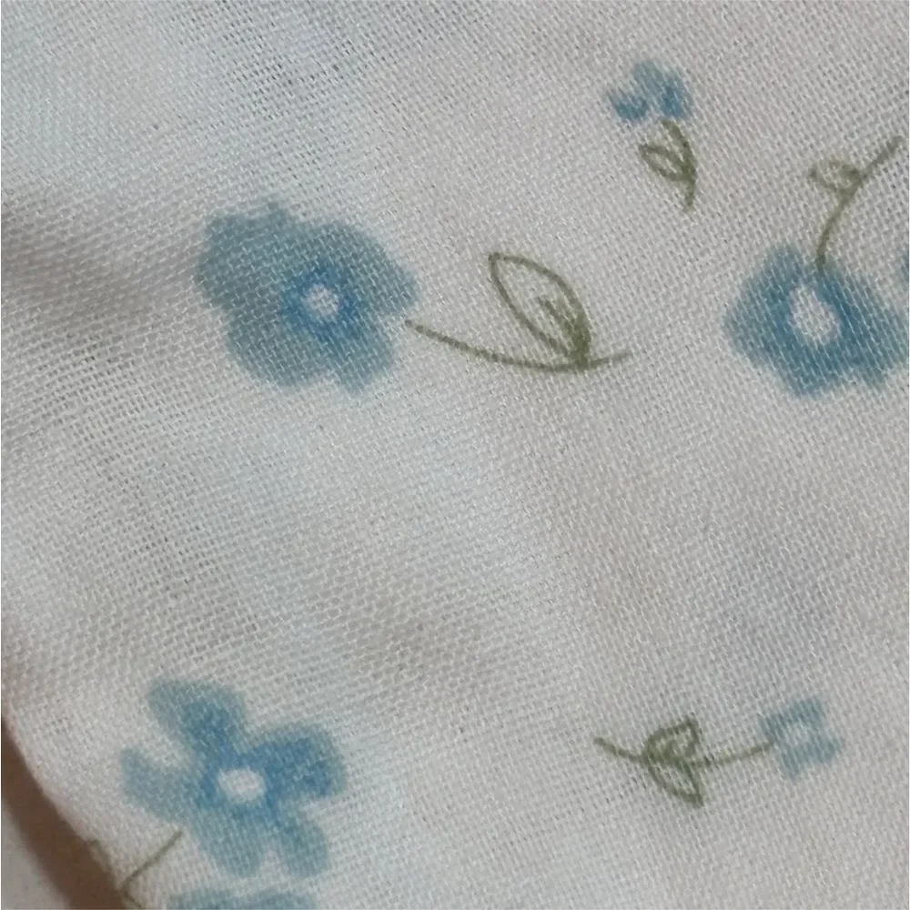 Old Navy | Vintage Girls White Floral Long Sleeve Blouse Blue Denim Jean…